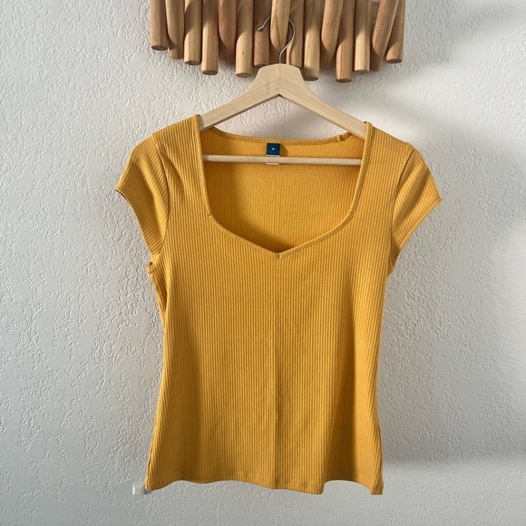 Old Navy Sweetheart Neck Shirt women size medium - Picture 1 of 6